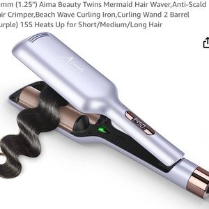 32mm (1.25") Aima Beauty Twins Mermaid Hair Waver.
